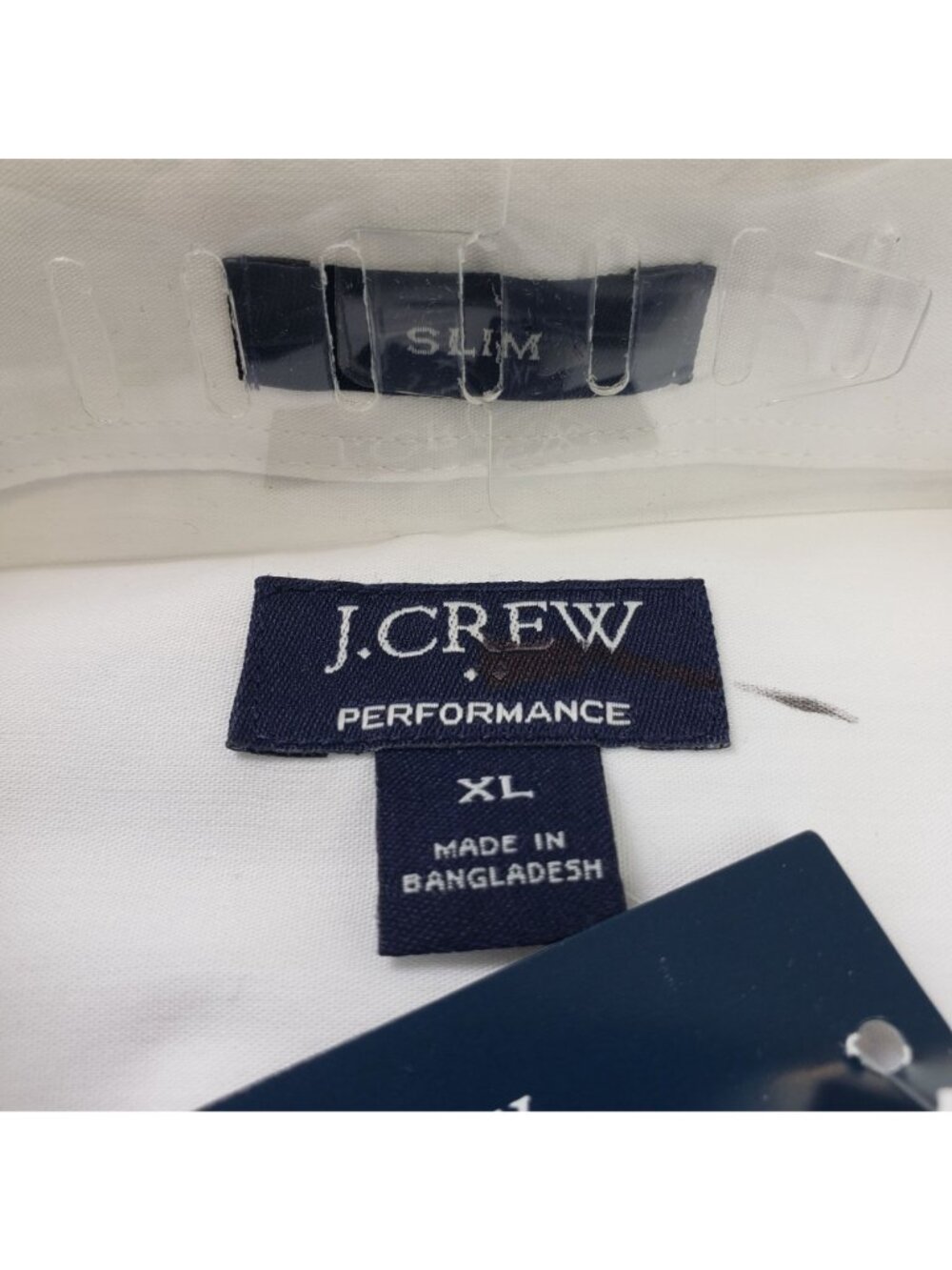 NWT J. Crew Factory Performance Slim Fit Button Down Dress Shirt Size XL - Picture 5 of 6